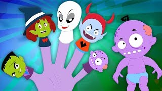 Mostro dito Famiglia  Halloween canzoni per bambini  Monster Finger Family  Kids Tv Italiano [upl. by Auhsoj798]