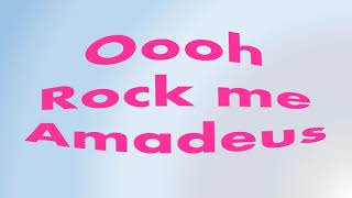 Rock Me Amadeus by Falco lyric video [upl. by Fey471]