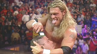 Edge shaves Kurt Angle’s head Judgment Day 2002 [upl. by Spenser]