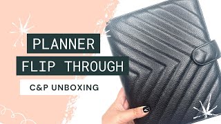 Half Letter Planner Flip Through  Finding Planner Peace Cloth amp Paper Unboxing [upl. by Esra]