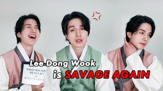 Eng Sub Lee Dong Wook being savage again [upl. by Idnam]