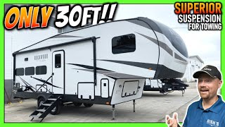 Only 30ft High Class Couples RV 2024 Rockwood amp Flagstaff 301RK Fifth Wheel [upl. by Nivla]