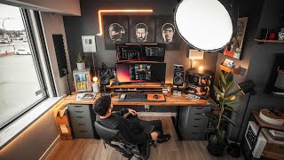 DREAM Home Office Desk Setup Tour  Work From Home Space [upl. by O'Connell]