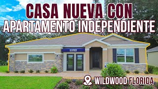 CASA NUEVA 🏠 con APARTAMENTO INDEPENDIENTE 📍 Wildwood florida [upl. by Eiramnerual]