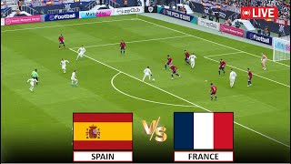 🔴LIVE  SPAIN vs FRANCE I FULL MATCH STREAMING I eFOOTBALL PES 21 GAMEPLAY [upl. by Keeryt]