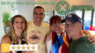 Geocaching Avontuur en Lunchen bij GeoTea in Lille België 🍵 GeocachingBelgië [upl. by Enelhtac925]