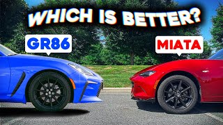 ND Miata vs GR86  Which is the Better Platform [upl. by Amaj]