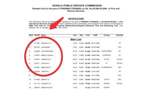 KPSC Fireman Result 2024 Check Kerala Fireman Merit List Cut Off Score Selection List [upl. by Aniraz]