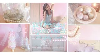 DIY Holiday Room Decor A Girly Twist [upl. by Airetal863]