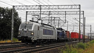 Siemens Vectron 383411 Metrans  Ls8003SM422654 z kontenerami do Kątów Wrocławskich [upl. by Nathan455]