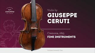 Violin by Giuseppe Ceruti Cremona 1825 [upl. by Ahsirtap]