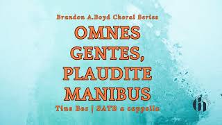 Omnes Gentes Plaudite Manibus  Tine Bec  SATB [upl. by Cullen]