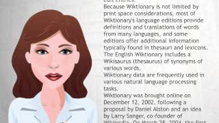 Wiktionary  Wiki Videos [upl. by Lrub]