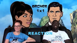 Archer 1x1 Archersaurus Reaction FULL Reactions on Patreon [upl. by Acysej]