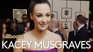 Kacey Musgraves The 2016 GRAMMY Red Carpet [upl. by Mahau543]