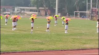 Rutvijs Sports Drill SRPS SchoolSports DayColour of Joy Theme colourful2k24 [upl. by Yeleen]