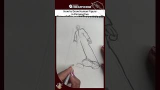 Master Human Figure Perspective in 60 Seconds 🖌️ How to Draw Human Figure in Perspective  shorts [upl. by Ibor]