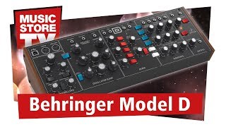 Behringer Model D Analoger Synthesizer Test und Demo [upl. by Hannover]