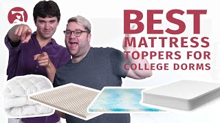 Best Mattress Toppers for College  Which Is Best For Your DormsUPDATED [upl. by Munn]