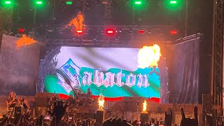 Sabaton  Valley of Death Live premiere at Hills of Rock Plovdiv Bulgaria 23072022 [upl. by Mellitz193]