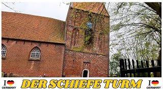 Laut GuinnessBuch der Rekorde ist das der schiefste Turm der Wel  Kirchturm Suurhusen bei Emden [upl. by Alyak]