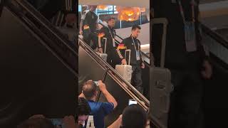 DFB German Team exit Hotel Germany  Scotland [upl. by Paris]