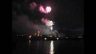 Caerphilly castle fireworks [upl. by Enirak]