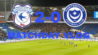 2700 Away Fans And Another Win For Cardiff City Cardiff City 20 Portsmouth Matchday Vlog [upl. by Edecrem228]