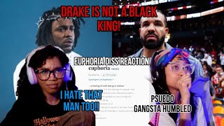 TWO BADDIES REACT to Kendrick Lamar  Euphoria Drake Diss we said we hate him first tbh… [upl. by Aniretak]