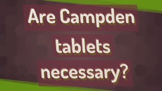 Are Campden tablets necessary [upl. by Nessah854]