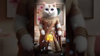 मेकअप वाली बिल्ली shorts viralvideo viralshorts trending video cute cat [upl. by Ruelle606]