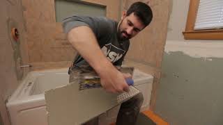 How to Install Ceramic Floor Tile [upl. by Nivra]