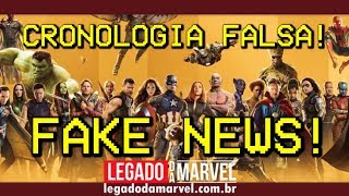 ORDEM CRONOLÓGICA DA MARVEL STUDIOS É FALSA  Legado da Marvel [upl. by Alf]