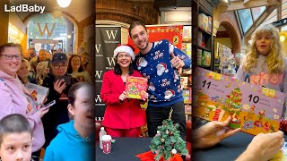 Amazing LadBaby Christmas book signing 2023 🎄❤️ [upl. by Hilton524]