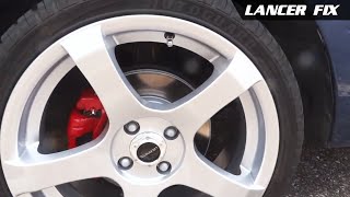 Lancer Fix 17  Red Calipers Polish Headlights 180kmh [upl. by Jillie]