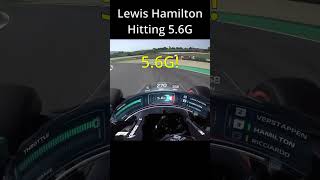 Lewis Hamilton hitting 56G at Mugello F1 2020 [upl. by Adnilema]