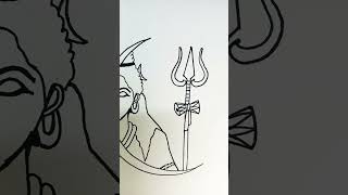 Trending shiv Sankar ji DRAWING  VIRAL [upl. by Oberon852]