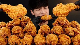 바삭한 후라이드치킨 산처럼 쌓아서 먹어보기🍗 치킨 먹방 FRIED CHICKEN MUKBANG ASMR EATING SOUNDS [upl. by Lewellen]