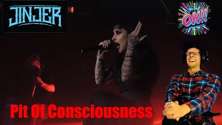 FIRST TIME HEARING PIT OF CONSCIOUSNESS  JINJER  LIVE KIEV  UK SONG KEV WRITER REACTS EASY [upl. by Xylina]