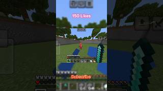 I killed hard PVP bot in first try viral gaming minecraft shorts pvp god [upl. by Nmutua]