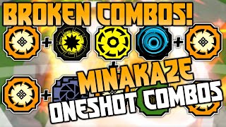 5 INSANE Minakaze Combos That Will ONESHOT In Shindo Life  The BEST Combo Bloodline  Shindo Life [upl. by Oap332]