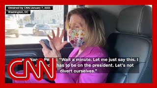 New January 6 footage reveals Pelosi’s focus on Trump in hours after insurrection [upl. by Annissa]