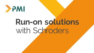 Schroders Runon solutions Bitesize video [upl. by Anaidiriv]