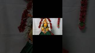 saree draping varamahalakshmi ammavaru  kalasam decoration ideas [upl. by Yren]