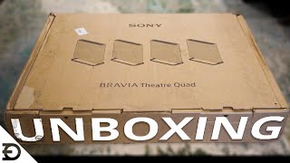 SONY BRAVIA THEATRE QUAD  Unboxing Setup amp First Impressions [upl. by Slosberg638]