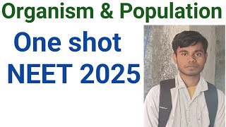 organism and population neet 2025 handwritten shot notes for neet 2025 organism and population [upl. by Ayn]