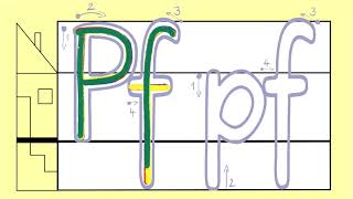 Pf pf  Buchstaben in Grundschrift bewegungsrichtig schreiben ✍🏻 „Pf“ wie Pfannkuchen 👨🏼‍🏫 [upl. by Jason94]