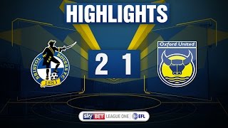 HIGHLIGHTS Bristol Rovers 21 Oxford United [upl. by Adiaz924]