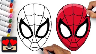 How To Draw SpiderMan for Beginners [upl. by Reivad788]