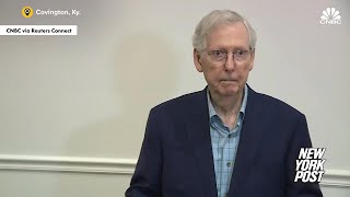 Mitch McConnell freezes up again during Kentucky press conference [upl. by Monti]